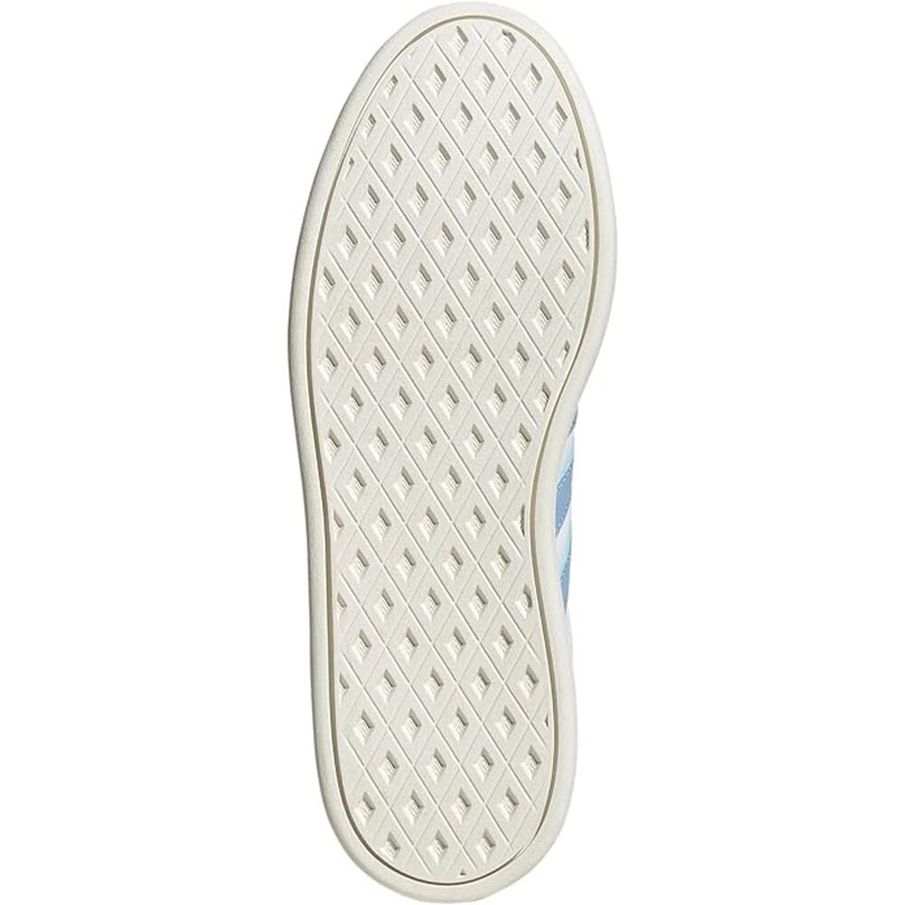 NWT adidas Women's Breaknet Sleek Sneaker, White/Blue/Off White-SZ 9 - Picture 7 of 7